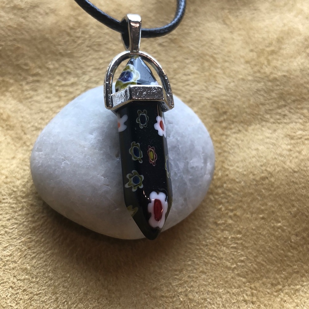 NWT boldfunfearless necklace “good vibes “